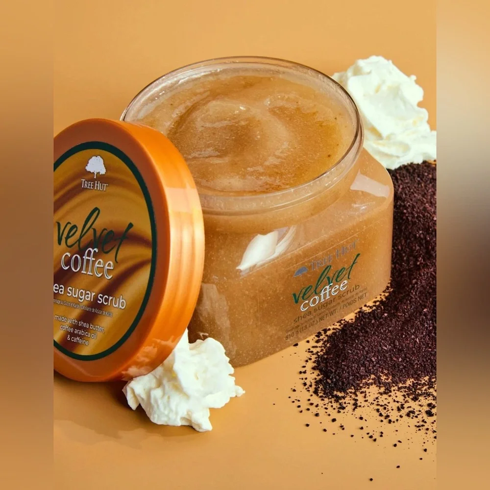 2 Tree Hut Velvet Coffee Shea Sugar Scrubs - Picture 4 of 4